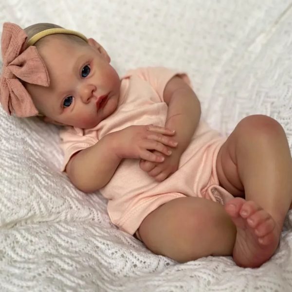 18Inch Meadow Bebe Reborn Dolls Handmade Painted born Baby Doll Toys For Kids Gift 240223