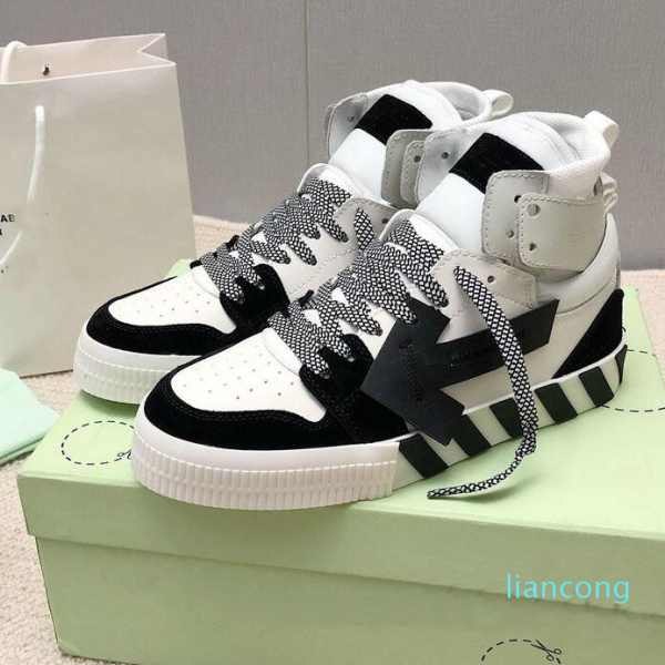 2024 running tennis shoes arrow shoes HighTop Off women's men's white casual shoes.