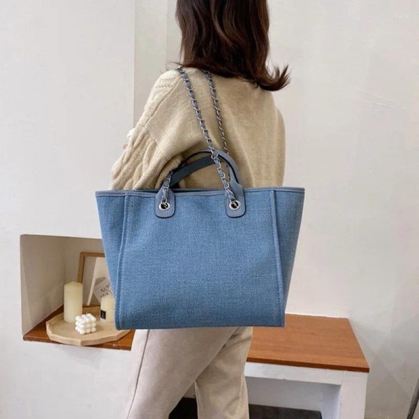 Bag 2024 Women's Large Capacity Tote Women Spring And Autumn Fashion Trend Single Shoulder Canvas