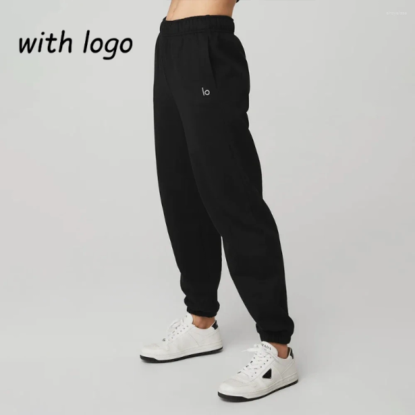 Active Pants LO Accolade Sweatpant Yoga Cotton Sweatpants Loose Fitness Slacks Women's Workout Leggings For Women Comfort Breathable