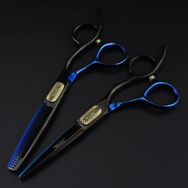 2024 professional Japan 440c steel 6 inch Bull head hair cutting scissors haircut thinning barber cut shears hairdressing scissors