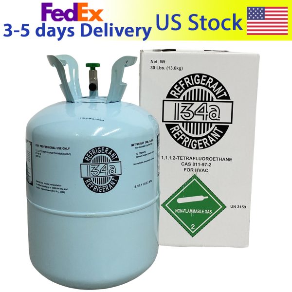 30Lb R134A Refrigerant Freon Steel Cylinder Tank Packaging for Air Conditioners