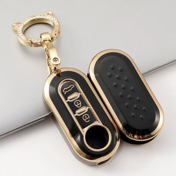 TPU Key Case Remote Fob Car Key Cover for Peugeot Boxer for Citroen Jumper for Fiat 500 Panda Ducato 500L Punto Lancia Musa