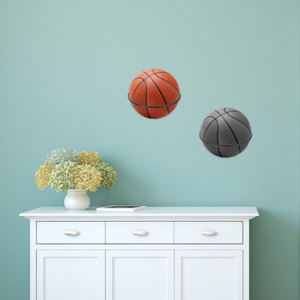 Wall Ball Holders Basketball Shelf Football Display Stand with Screws Basketball Storage Rack Soccer Wall Mounted Shelf