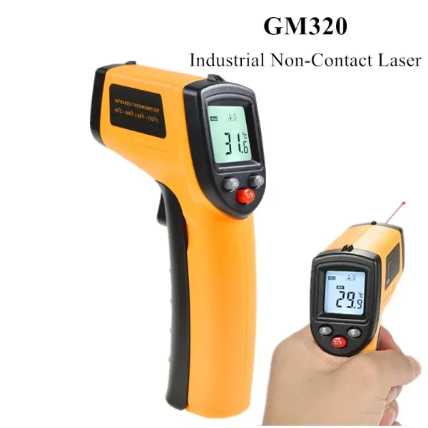 2024 IR Infrared Thermometer Digital LCD Non-Contact Laser Home Industrial Measurement Temperature Meter Worldwide Dropshipping