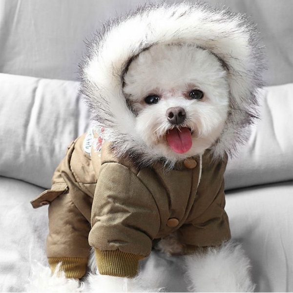 Winter Pet Dog Clothes Waterproof Warm Dog Jacket Coat for Small Medium Dogs Pet Clothing Jumpsuit French Bulldog Yorkie Outfits