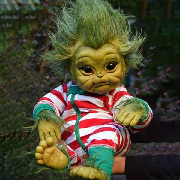 Toy Grinch Reborn Baby Realistic Cartoon Christmas Simualtion Doll Kids Halloween Gifts Kid Toys Dropshippin Christmas Decorations