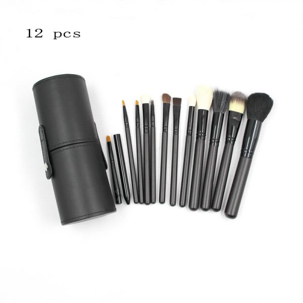 12 Piece Designer Makeup Brush Set Travel Woman Wholesale Cosmetics Make Up Brushes Kit