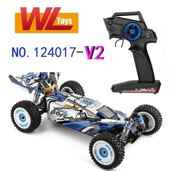 Wltoys 124017 V2 Brushless Motor 124016 144001 1/12 2.4G 4WD 75km/H RC Car RTR Vehicles Metal Chassis Off Road Model Machine 220429