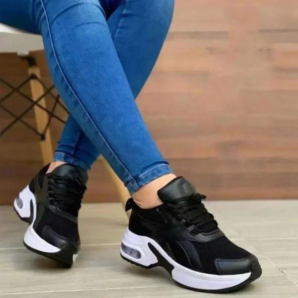 Womens Casual Breathable Mesh Running Shoes Summer Fashion Sports Air Cushion Trainers Tennis Shoes 240620