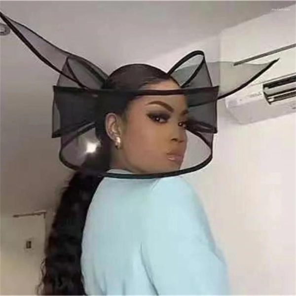 Black Fascinator Wedding Pillbox Hat Women Elegant Hats Hair Clip Church Ladies Party Headpiece Fashion Headwear