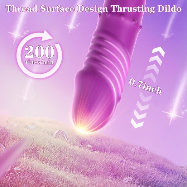 Tongue Licking Rotating Dildo Vibrator for Women Clitoral Stimulator Vaginal Massager G-Spot Vibrator Wand Female Adult Sex Toys