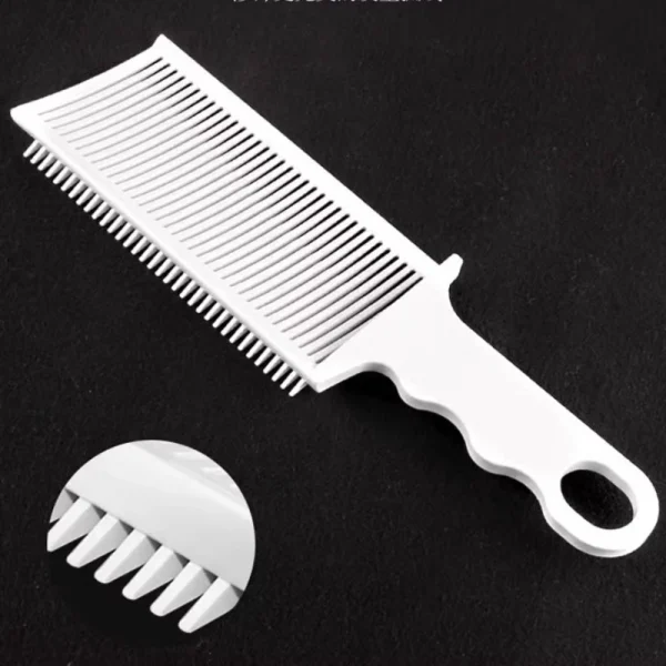 Barber Fade Comb Professional Barber Clipper Blending Flat Top Hair Cutting Comb For Men Heat Resistant Fade Brush