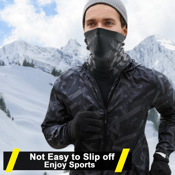 Winter Summer Neck Gaiter Mesh Tube Scarf Cover Skiing Snowmobile Riding Hiking Fishing Bandana Warmer Windproof Face Mask Men