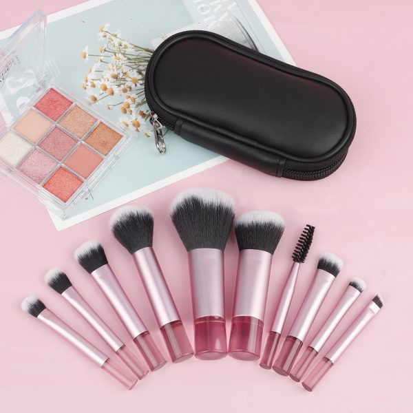 10Pcs Mini RT Set Powder Eyeshadow Foundation Blush Blender Concealer Beauty Makeup Tools Brush Professional F624-25