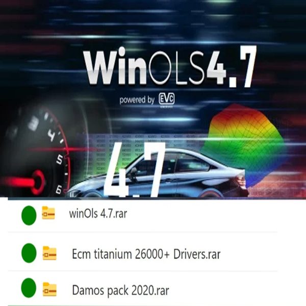 Winols 4.7 Full Activated immo tool Windows 7 10 11 No Need Vmware Multi-language +2021 Damos +ECM TITANIUM+ IMMO SERVICE Tool