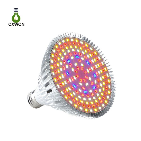 Spectrum Full LED Grow Light E27 Growing Plant Lamp 5730SMD Bulb 184LEDs AC85-265V for Greenhouse Flower Fruits ing 184s