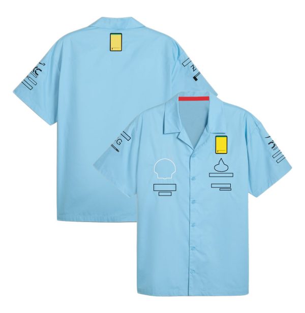 2024 F1 racing suit short sleeve shirt Formula One team T-shirt size can be customized.